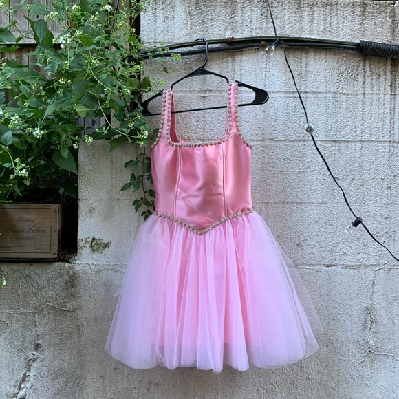 Sugar Thrillz Dresses & Skirts - Pretty Mini Pink Rhinestone Ballerina Princess Dress